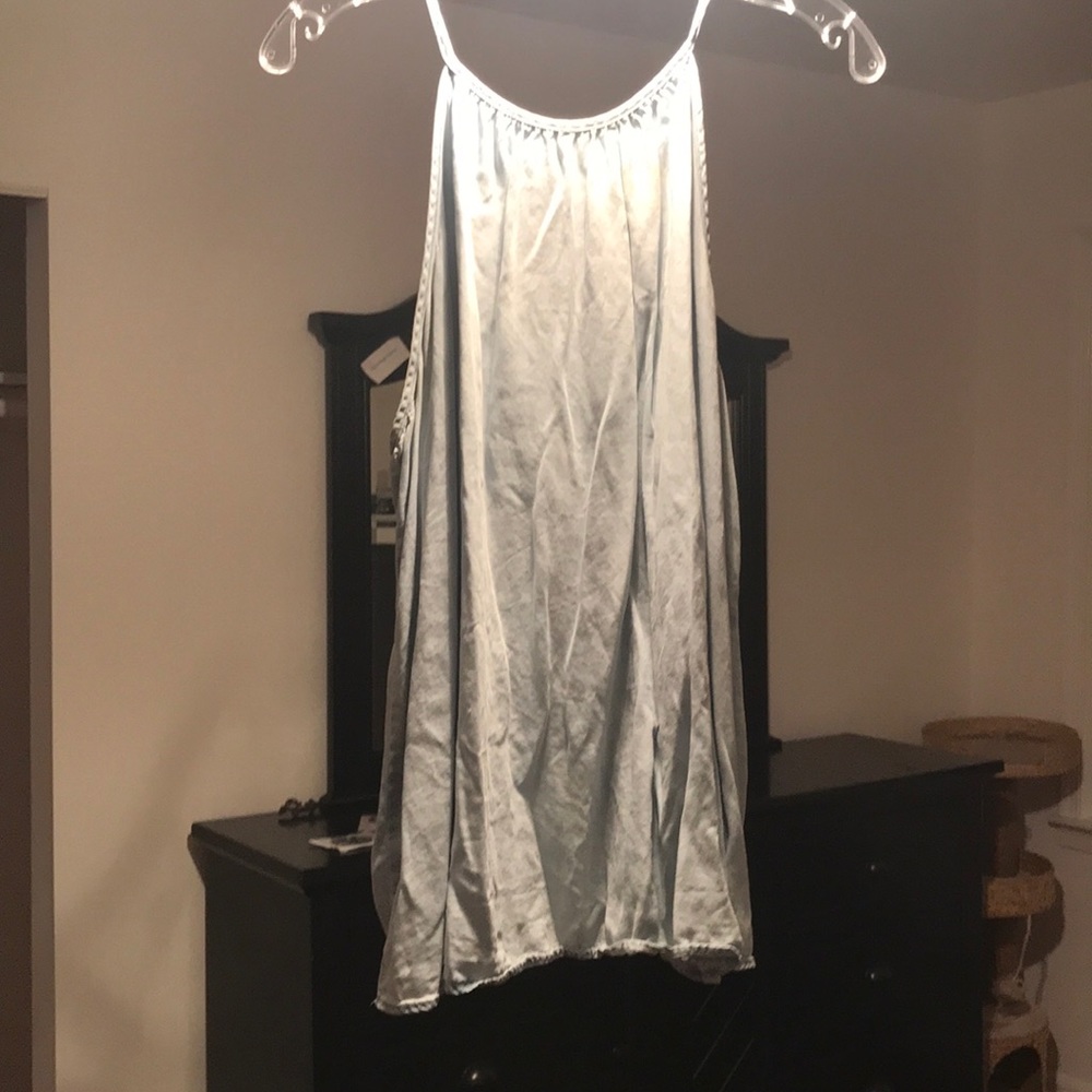 Light-washed denim inspired tank